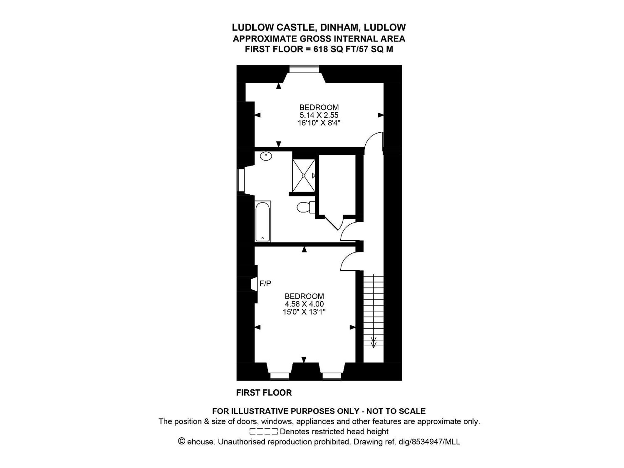 Vila Dinham Ludlow Exteriér fotografie